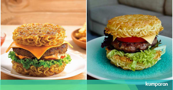 Resep Masakan Indomie Burger Praktis dan Mengenyangkan 