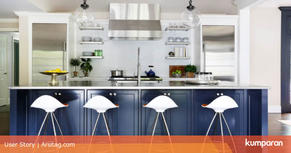 Inspirasi Warna  Biru  Navy  yang Super Elegan untuk Interior 