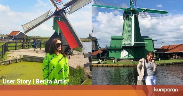 7 Gaya Ayu Ting Ting dan Zaskia Gotik Liburan ke Eropa 