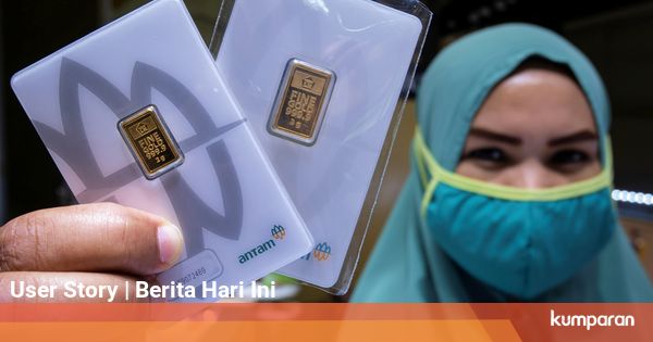 Harga Emas Antam Hari Ini Turun Rp 1.000 per Gram ...