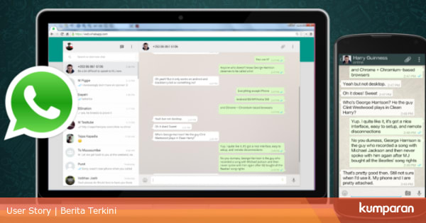 WA Web: Tutorial Menggunakan WhatsApp di Komputer, Begini Caranya ...