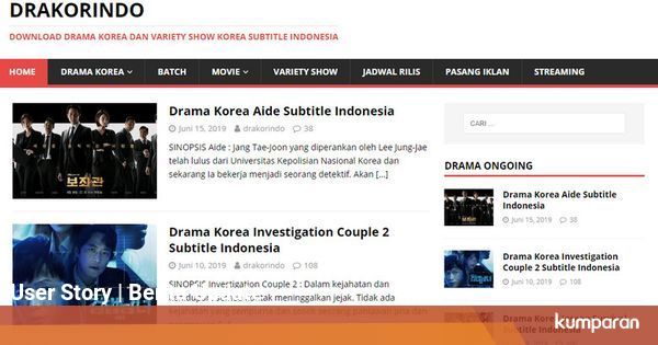 Drakorindo Tayangkan Berbagai Drama Korea Populer ...