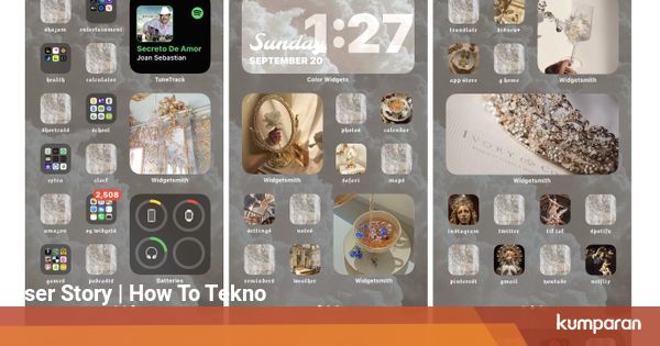 Aplikasi Widgetsmith Viral Begini Cara Bikin Widget Custom Di Iphone Ios 14 Kumparan Com