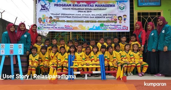 Mahasiswa Unimed Menjalankan Pengabdian Kepada Masyarakat