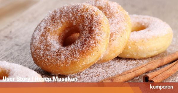  Resep  Donat  Goreng  Bertabur Gula  Camilan Rumahan nan 