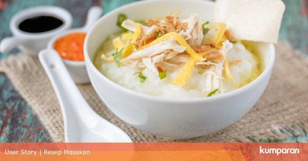  Resep  Bubur  Ayam  Kampung Sarapan Nikmat dan Cepat 