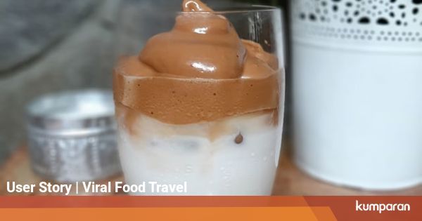 Cuma 5 Ribu, Pedagang Ini Jualan Dalgona Kopi Pakai ...