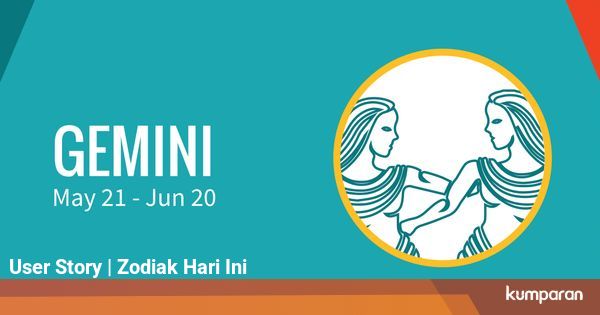 Ramalan Zodiak Gemini Hari Ini, 23 Oktober 2020 - kumparan.com