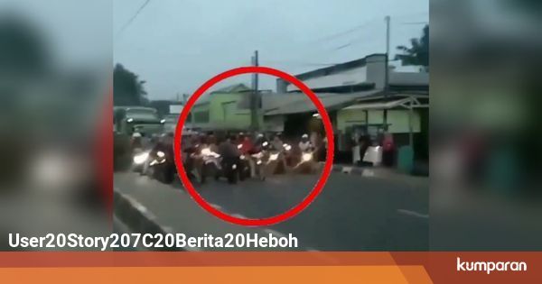 Viral Aksi Balap Liar Sebabkan Kemacetan Panjang Bikin 
