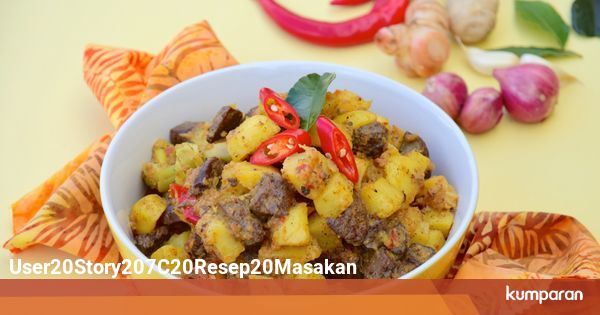 resep masakan sederhana dan murah Resep Sambal Goreng Kentang Ati dan Ampela yang Anti 