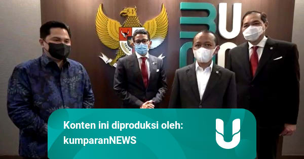 Sandi Sambangi Kantor Erick Thohir Usai Dilantik, Ditemani ...