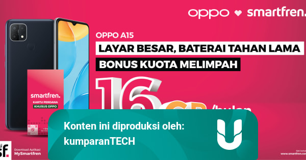 Smartfren Beri Kuota Gratis 384 GB untuk Pengguna Oppo A15 ...