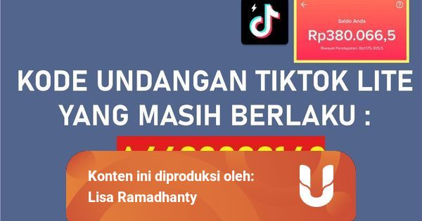 Salin Kode TikTok Lite Dengan Mudah | kumparan.com