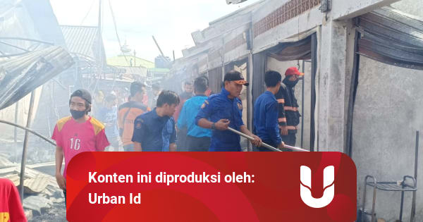27 Kios di Pasar Satelit Perumnas Sako Palembang Terbakar ...