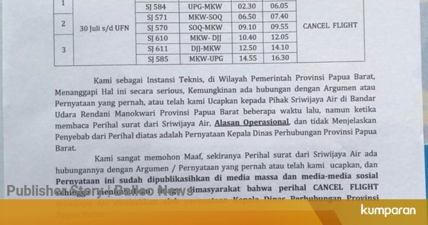 Dinas Perhubungan Kirim Surat Permohonan Maaf Kepada 