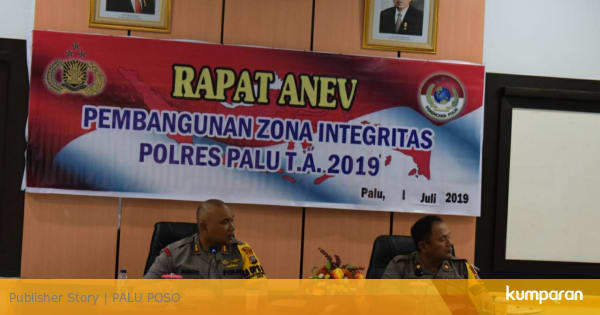 Polres Palu Mulai Terapkan Zona Integritas Menuju Bebas Korupsi